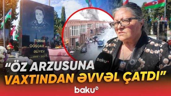 Gəncənin 21 yaşlı ilk mülki şəhidi | "Raket düşəndə hiss etdim ki, ona nə isə oldu" - Baku TV