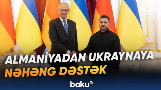 Zelenski Almaniyanın yeni yardım paketini açıqlayıb - Baku TV
