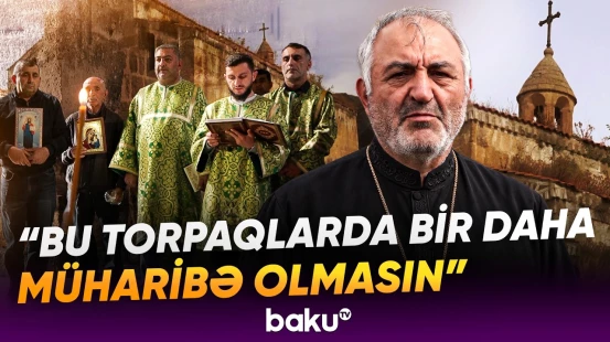 Azərbaycan Alban-Udi Dini İcmasının üzvləri Ağoğlan monastırını ziyarət ediblər - Baku TV