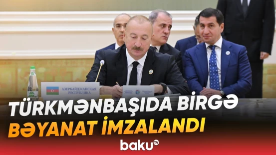 Prezident İlham Əliyev Türkmənistandan mühüm mesajlar verdi - Baku TV