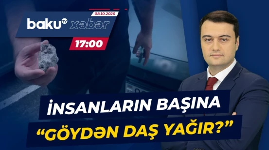 Bakıda sakinləri qorxuya salan hadisə baş verdi - Baku TV CANLI