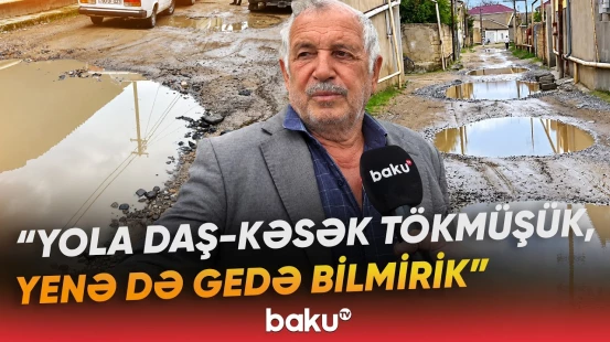 "Heç olmasa, "qrabel" töksünlər..." | Maştağanın yol problemi niyə həllini tapmır? - Baku TV