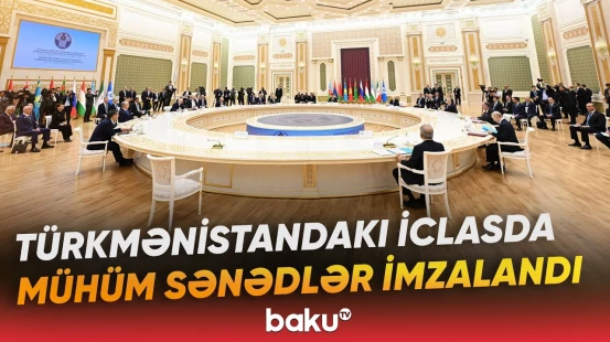Prezident MDB Dövlət Başçıları Şurasının geniş tərkibdə iclasında iştirak etdi - Baku TV