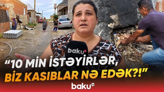 “Evimi satım ki, “turba” alacağam?!” | Sakinlər etiraz etdi | “Çör-çöplə yemək bişiririk” - Baku TV