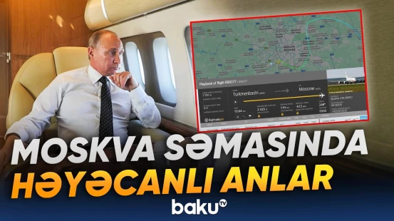 Türkmənistandan qayıdan Rusiya nümayəndə heyəti səmada qaldı - Baku TV