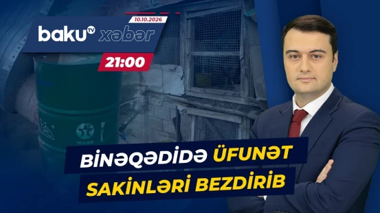 Binəqədidə yaşayan vətəndaşlar üfunət qoxusundan şikayət edirlər - Baku TV CANLI