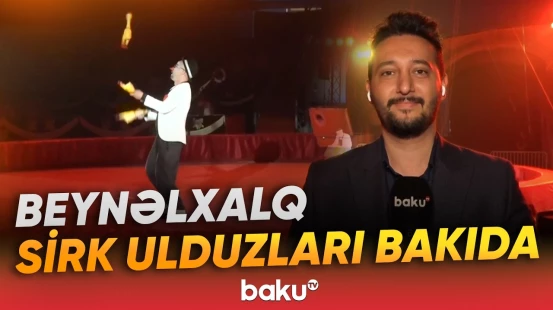 Akrobatika, şou və rəngarəng nömrələr: "Sehrli payız" beynəlxalq sirk proqramı - Baku TV