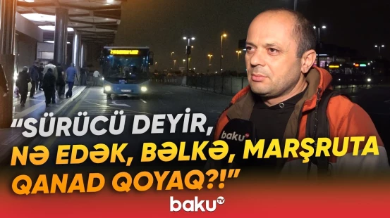 Gözləri yolda qalan sərnişinlər | 162 nömrəli marşrutda nə baş verir? - Baku TV