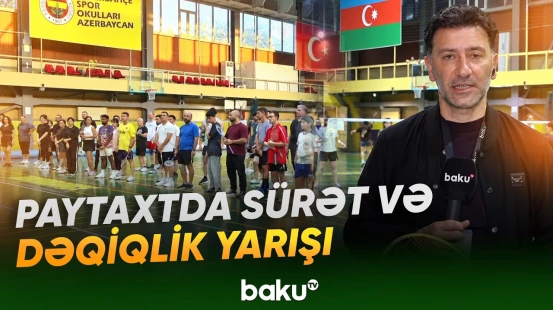 İştirakçılar qalibiyyət uğrunda sürət və dəqiqlik nümayiş etdiriblər - Baku TV