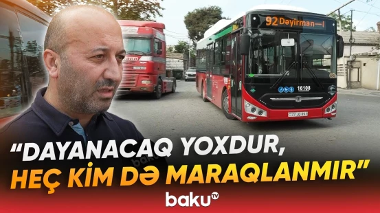 Biləcəri qəsəbəsində yoxa çıxan dayanacaq problemi | AYNA məsələyə münasibət bildirdi - Baku TV