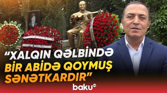"O duruş Ramiz müəllimi bir az da ucaldır” | Görkəmli tarzənin qəbirüstü abidəsinin açılışı oldu
