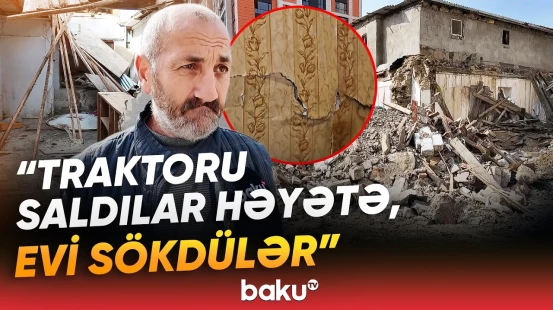 "Deyirlər, nə istəyəcəyik, edəcəyik..." | Yasamalda tikinti şirkəti sakinləri hədələyir? - Baku TV