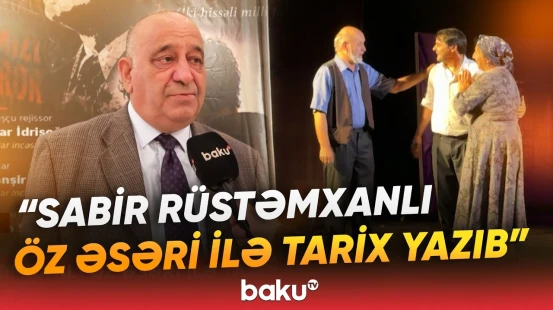 Sumqayıt teatrında “Sürgün sevgi” tamaşasının premyerası keçirildi - Baku TV