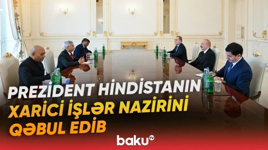 İlham Əliyevin Subrahmanyam Cayşankar ilə görüşündə hansı məsələlər gündəmə gəldi? - Baku TV