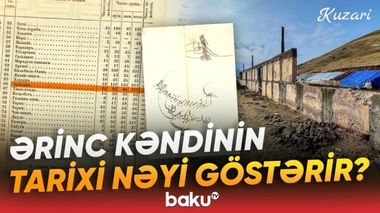 Ərinc sakinlərinin taleyi haqqında yazılı mənbələrdə hansı məlumatlar var? - Baku TV