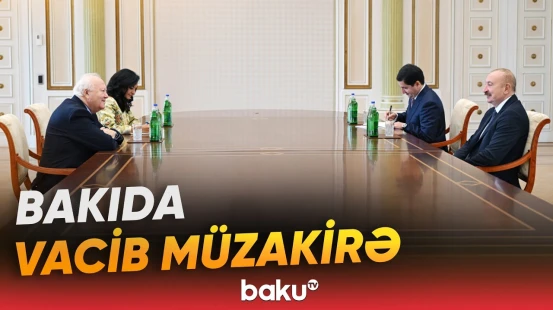 Azərbaycan Prezidenti İlham Əliyev BMT-nin Sivilizasiyalar Alyansının ali nümayəndəsini qəbul edib