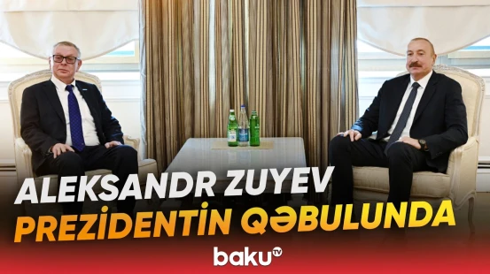 İlham Əliyev BMT-nin Terrorçuluqla Mübarizə İdarəsinin nümayəndəsi Aleksandr Zuyevi qəbul edib