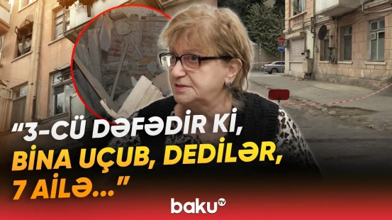 “Səhərə kimi yata bilmirik...” | Sakinlər qorxu içində bu binada yaşayır - Baku TV