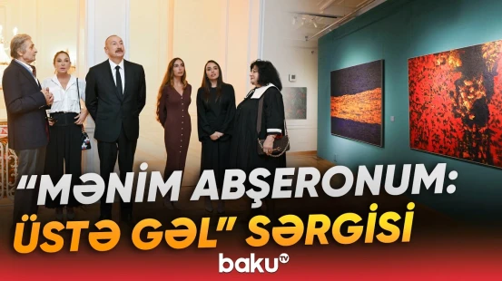 Mehriban Əliyevanın sosial media hesablarında retrospektiv sərgi ilə bağlı paylaşım edilib - Baku TV