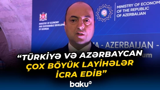 Gürcüstan-Azərbaycan-Türkiyə biznes forumu keçirilib