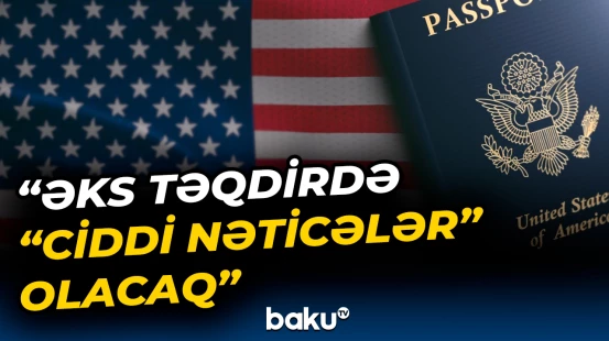 ABŞ Dövlət Departamenti bəyanat yayıb