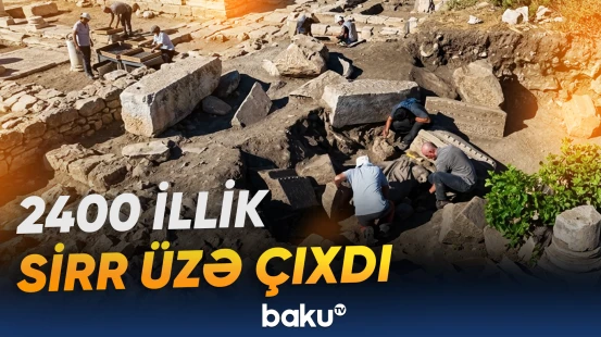 Aspendosda qədim güləşçinin məzarı tapıldı