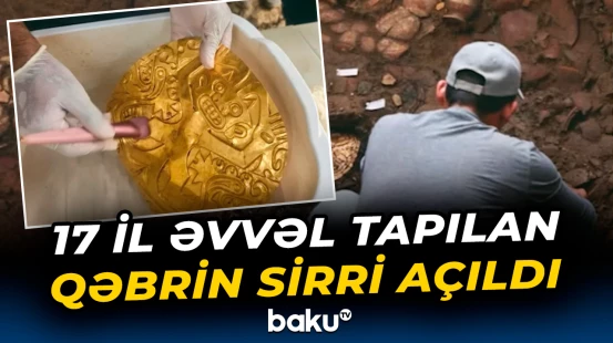 Qızıl əşyaların üzərində yarasa və timsah təsvirləri olub