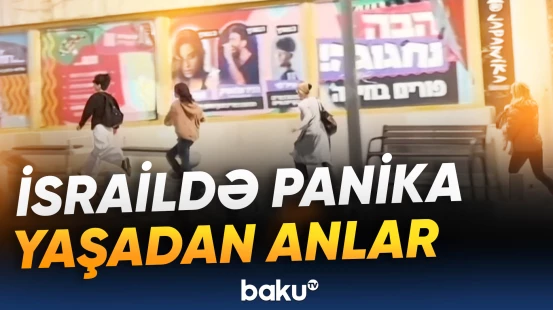 Hayfada həyəcan siqnalı ilə sığınacaqlara qaçış