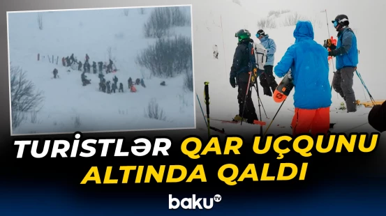 Gürcüstanda turistlər qar uçqunu altında qaldı