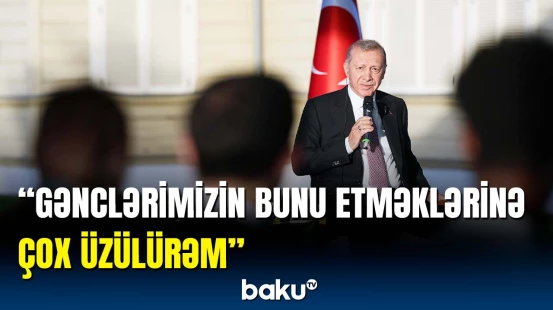 Bu oyuna gəlməməliyik | Ərdoğandan siqaret çəkən gənclərə çağırış