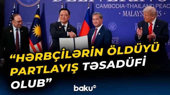 Tramp Tailand və Kambocanı atəşi dayandırmağa razı saldı