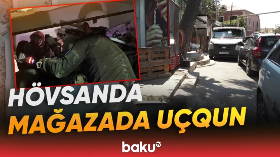 Hövsanda dağıntılar altında qalan bir nəfər xilas edilib