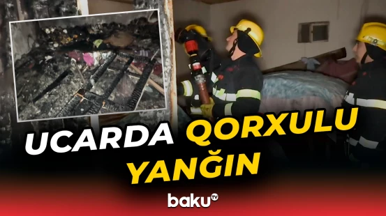 Ucarda fərdi yaşayış evi yandı