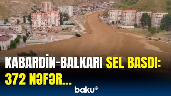 Rusiyada qorxulu hadisə | Sel insanlara dəhşət yaşatdı