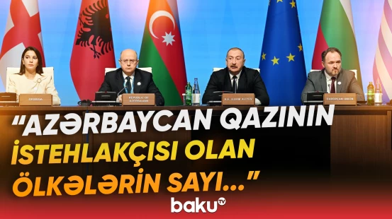 Ölkəmiz boru kəmərləri vasitəsilə qaz tədarükünə görə dünyada liderdir