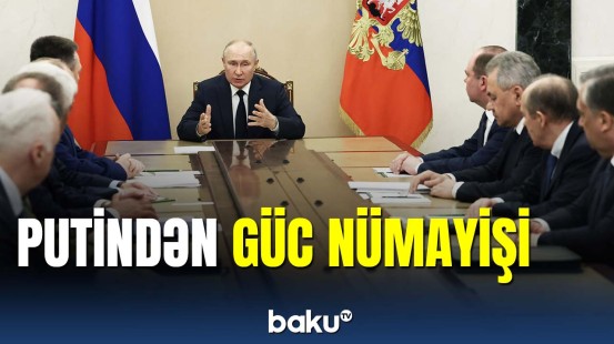 Putin hüquq-mühafizə orqanlarının rəhbərlərini topladı