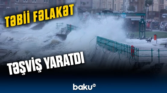 Britaniyada hava şəraiti qatar və təyyarə reyslərinin ləğvinə səbəb olub