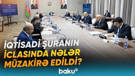 SOCAR-ın prezidenti Rövşən Nəcəfin məruzəsi dinlənildi | İclas barədə detallar - Baku TV