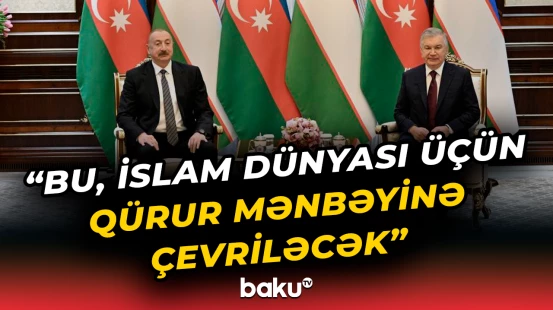 Prezident İlham Əliyev Daşkənddəki İslam Sivilizasiyası Mərkəzindən danışdı