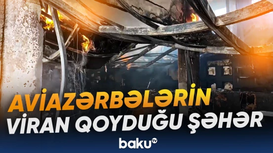 Livanın Nəbatiyyə şəhəri bombardmandan sonra