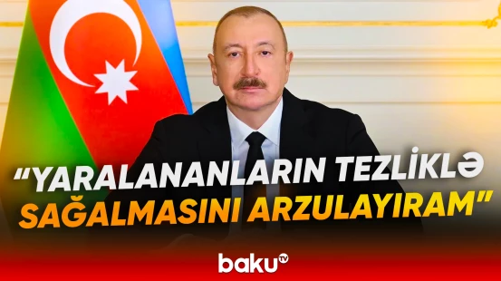 Prezident İlham Əliyev Ərdoğana başsağlığı verib