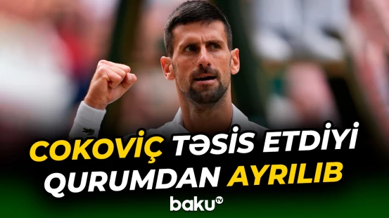Serbiyalı tennisçi sosial şəbəkədə məlumat yaydı