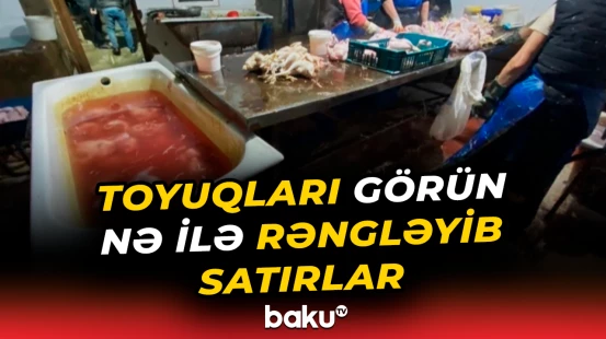 Kənd toyuğu adı ilə satmaq üçün bu yola əl atdılar