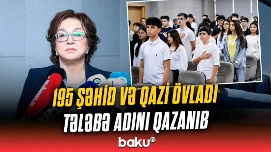 Məleykə Abbaszadə ali məktəblərə qəbul üzrə statistikanı açıqladı