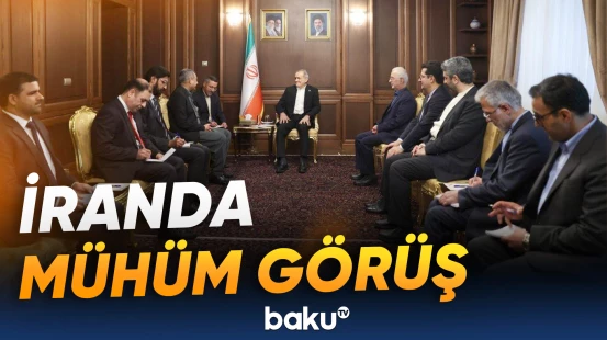 Möhsin Nəqvi Pezeşkian və Qalibafla görüşüb