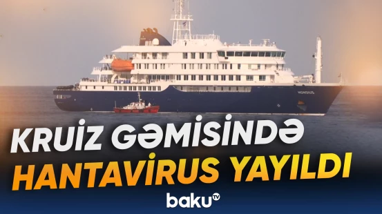 Xəstə sərnişinlər kruizdən təxliyə edildi