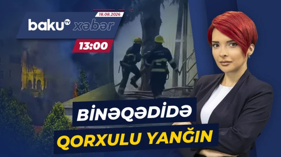 Binəqədidə binada güclü yanğın baş verdi | Anbaan görüntülər - Baku TV CANLI
