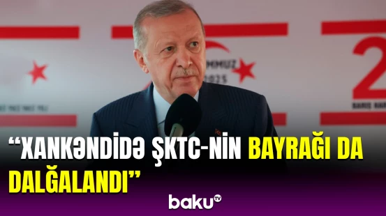 Ərdoğan Azərbaycan xalqı və İlham Əliyevə təşəkkür etdi