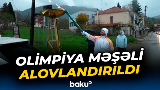 Yunanıstanda 2026-cı il Qış Oyunlarının Olimpiya məşəli alovlandırıldı 