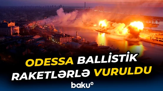 Rusiya Ordusundan Odessadakı limana hücum